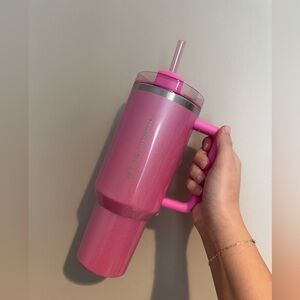 Stanley x Starbucks Pink Tumbler with Straw
